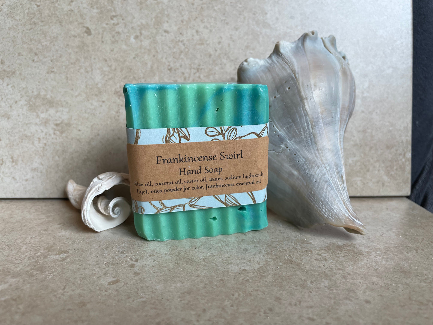 Frankincense swirl hand soap