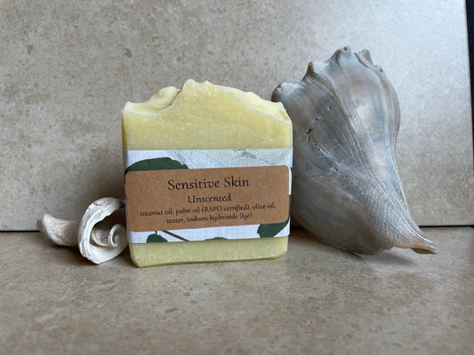 Sensitive skin soap